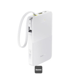 Os-baseus Enerfill FP11 Power Bank 10000MAH 15W Moon White ( | APLIUM
