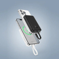 Os-baseus Enerfill FM11 Magnetic Power Bank With Built-in US | APLIUM