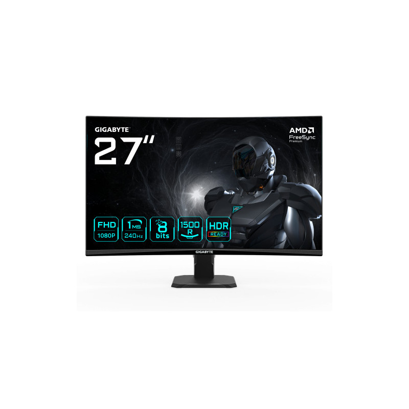 Monitor Gigabyte 27" GS27FC2,CURVO,VA 1500R,1920X1080 (FHD), | APLIUM