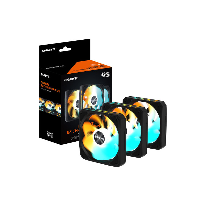 Ventilador Gigabyte Para Caja Gp-gbt EZRVSFAN1203,3X120MM,NE | APLIUM
