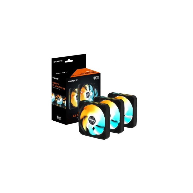 Ventilador Gigabyte Para Caja Ez Chain Fan 120,3X120MM,NEGRO | APLIUM