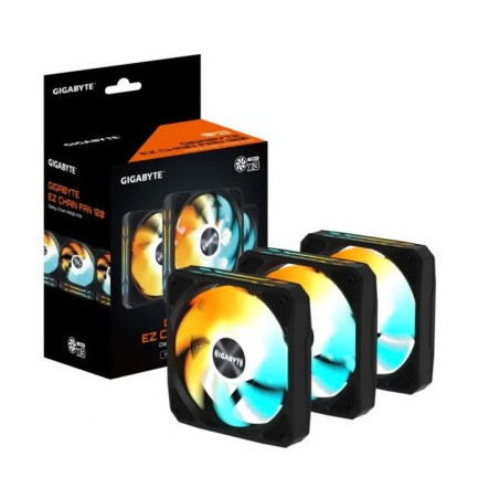 Ventilador Gigabyte Para Caja Ez Chain Fan 120,3X120MM,NEGRO | APLIUM