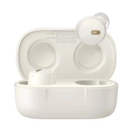 Os Baseus Bowie E18 True Wireless Earphones Stellar White | APLIUM