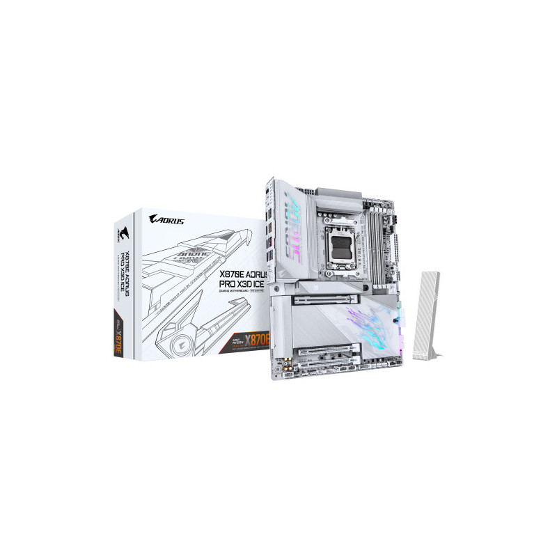 Placa Gigabyte X870E Aorus Pro X ICE,AMD,AM5,X870E,4DDR5,256 | APLIUM