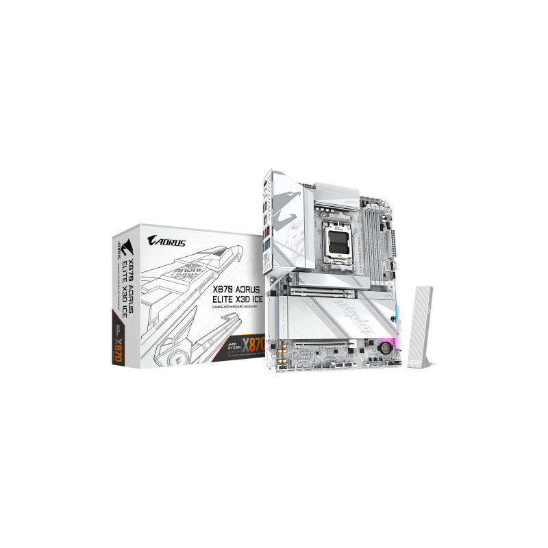 Placa Gigabyte X870 Aorus Elite X ICE,AMD,AM5,X870,4DDR5,256 | APLIUM