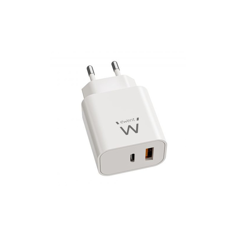 Ewent Cargador Rápido GaN de 20W USB-C PD y USB-A QC, Diseño | APLIUM