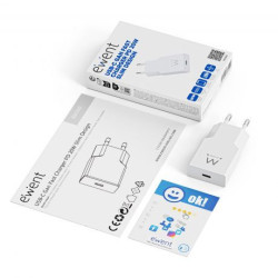 Ewent Cargador Rápido USB-C PD de 20W con Tecnología GaN y D | APLIUM