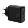 (ABM) Ewent Cargador Gan Fast De 65W, 3 Puertos (2 Usb-c Pd | APLIUM