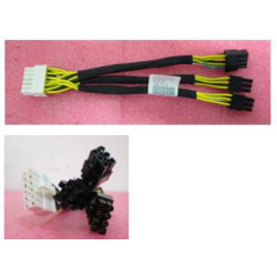 Three-headed power cable,