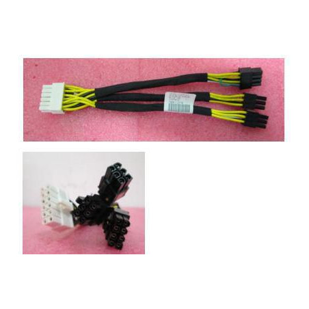 Three-headed power cable,