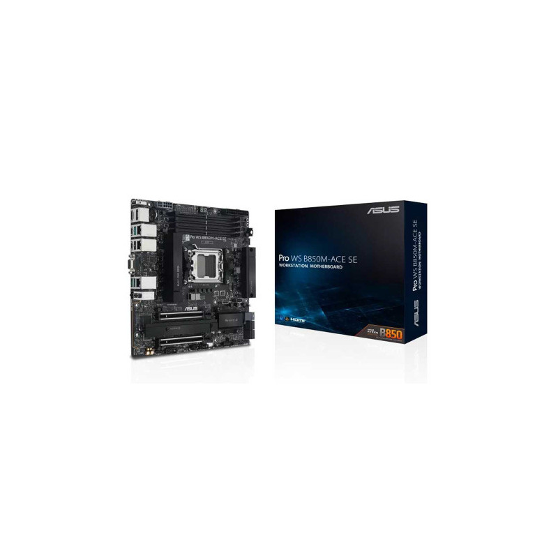 Placa Asus Pro Ws B850M-ACE SE,AMD,AM5,B850,4DDR5,256GB,VGA+ | APLIUM