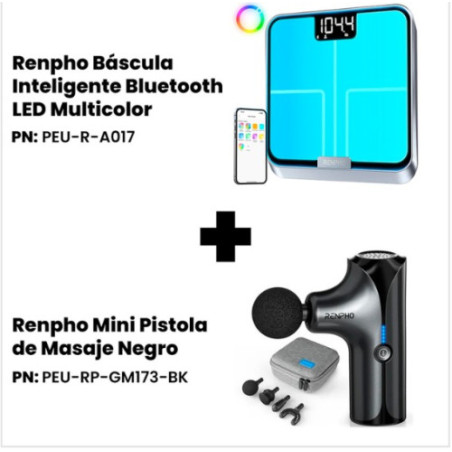 Renpho Balance Connectee Renpho Elis Chroma A017 + Pistolet | APLIUM