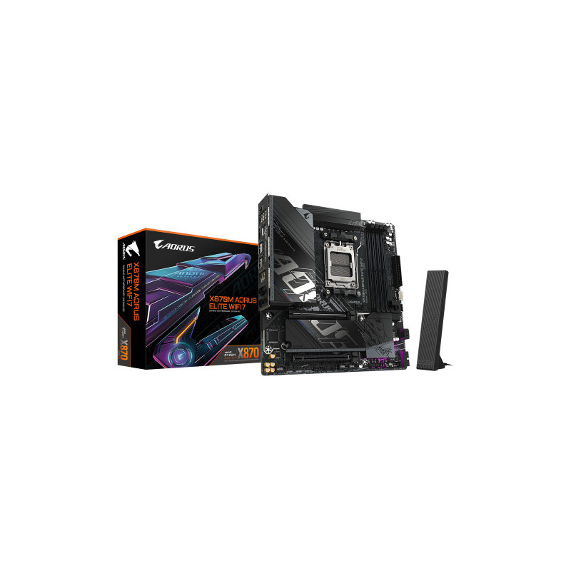 GIGABYTE X870M AORUS ELITE WIFI7 Placa Base – Compatible con | APLIUM