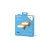 Pack 2 Apliques LED Portátil Mesilla Vega Blanco 1+1 Garza 4 | APLIUM