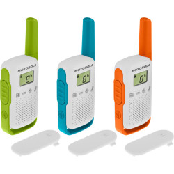 Pack 3 Walkie Talkie T42 VERDE/AZUL/NARANJA T42 Motorola 59T | APLIUM