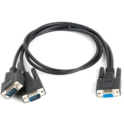 DataVideo CB-59 cable VGA VGA (D-Sub) 2 x VGA (D-Sub) Negro | APLIUM