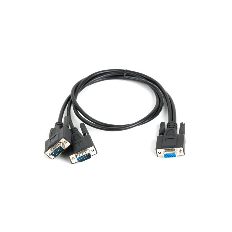 DataVideo CB-59 cable VGA VGA (D-Sub) 2 x VGA (D-Sub) Negro | APLIUM