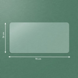 Alfombrilla De Sobremesa 70 X 36 Cm, Transparente Leitz 5381 | APLIUM