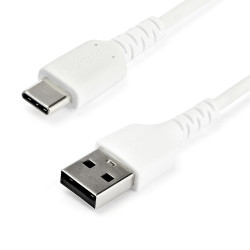 Cable White USB 2.0 to USB C Cable 1m