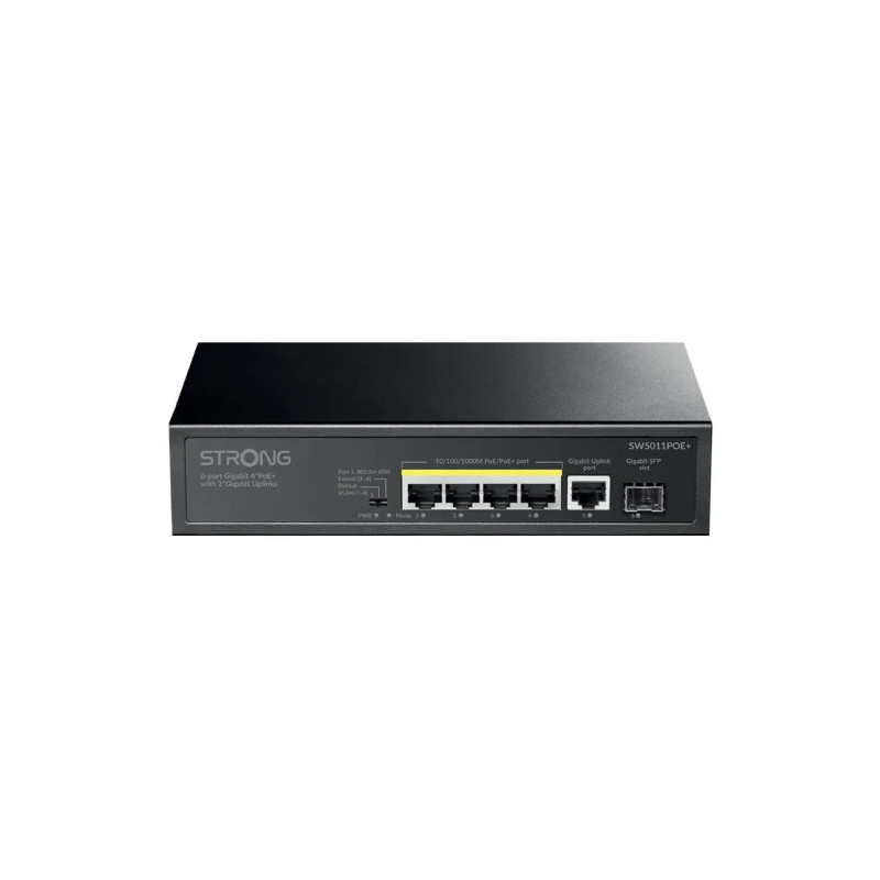 Strong Switch 4 PoE Con Enlaces Ascendentes 2 Gigabit | APLIUM