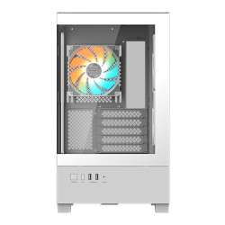 GIGABYTE C201 PANORAMIC ICE Caja para PC – Torre media, m-AT | APLIUM
