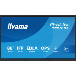 Iiyama Monitor Interactivo 86" EDLA,ANDROID 14, 16/128GB UHD | APLIUM