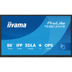 Monitor Interactivo Iiyama 86" Edla, Android 14, 8/128GB, 40 | APLIUM