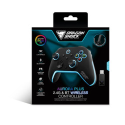 Dragonshock Aurora Plus Negro Bluetooth/RF/USB Gamepad Analó | APLIUM