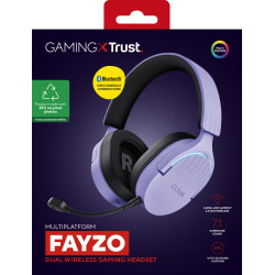 GXT491P Fayzo Wireless Headset Purple | APLIUM