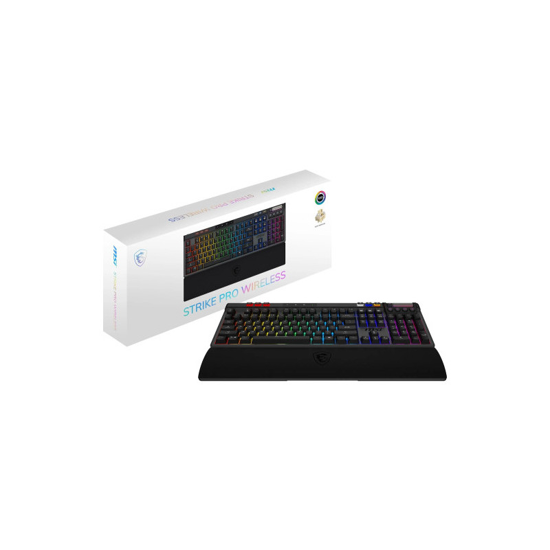 Teclado Msi Strike Pro Wireless Silent Es | APLIUM