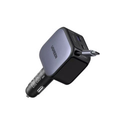 Ugreen 90W 2C1A Fast Car Charger With Retractable Usb-c Cabl | APLIUM