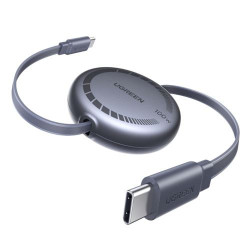 Ugreen Usb-c To Usb-c Pd Fast Charging Retractable Cable 100 | APLIUM