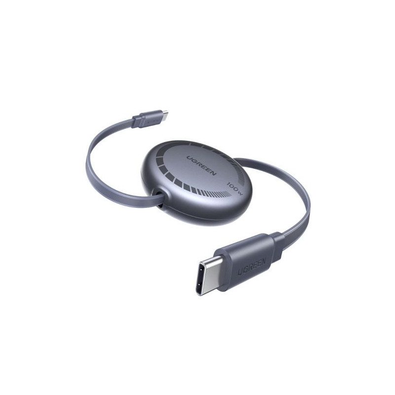 Ugreen Usb-c To Usb-c Pd Fast Charging Retractable Cable 100 | APLIUM