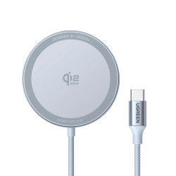 Ugreen MagFlow Smartphone Gris USB Cargador inalámbrico Auto | APLIUM