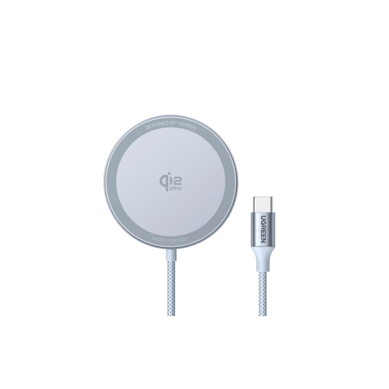Ugreen MagFlow Smartphone Gris USB Cargador inalámbrico Auto | APLIUM