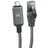 Ewent EC2001 cable de red Negro, Gris 1,5 m Cat6 | APLIUM