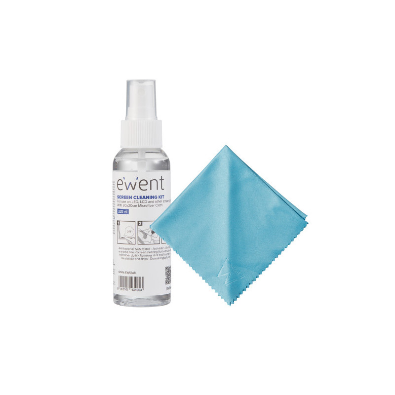 Ewent EW5668 kit de limpieza para computadora Pantallas / Pl | APLIUM