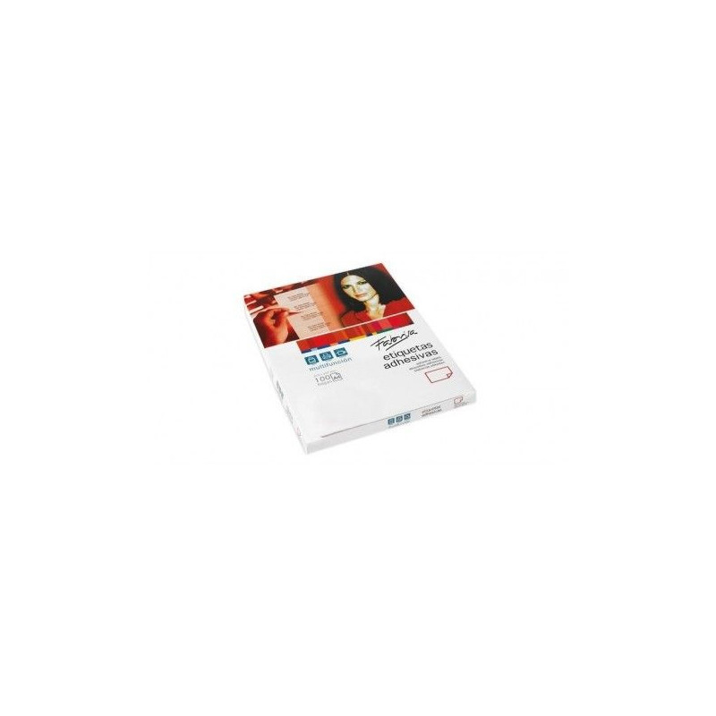 Caja 100 Hojas Etiquetas Adhesivas Ilc Blanca 105X74,1 Fabri | APLIUM