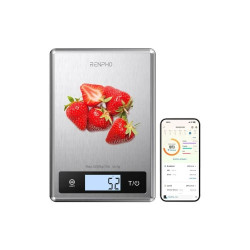 Renpho Calibra 1 - Smart Nutrition Scale - Ble - Grey Stainl | APLIUM