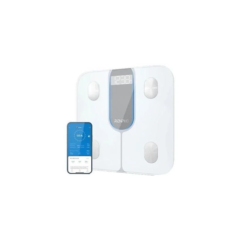 Renpho Elis 1C - Smart Body Scale - Ble - 3AAA - 11X11X1INCH | APLIUM