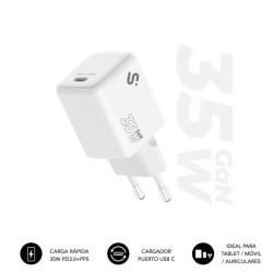 Subblim Cargador Gan 35W Charger USB C | APLIUM