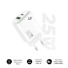 SUBBLIM Cargador GaN 25 W USB-C PD 3.0 + PPS & USB-A QC 3.0, | APLIUM