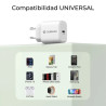 SUBCHG-6G2001 - Cargador de Pared GaN Subblim 20W Charger | APLIUM