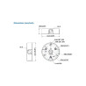 (DH-PFA136) Dahua Caja De Conexiones De Aluminio Para HDW7 H | APLIUM
