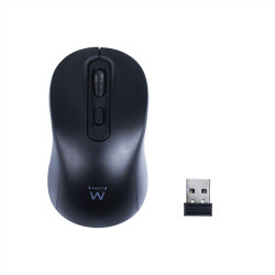 Ewent Ratón óptico inalámbrico 800-1200-1600dpi y clics sile | APLIUM