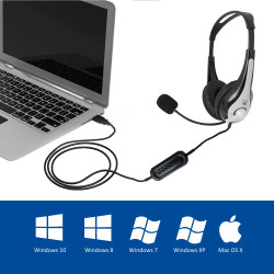 Ewent EW3565 auricular y casco Auriculares Alámbrico Diadema | APLIUM