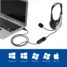 Ewent EW3565 auricular y casco Auriculares Alámbrico Diadema | APLIUM