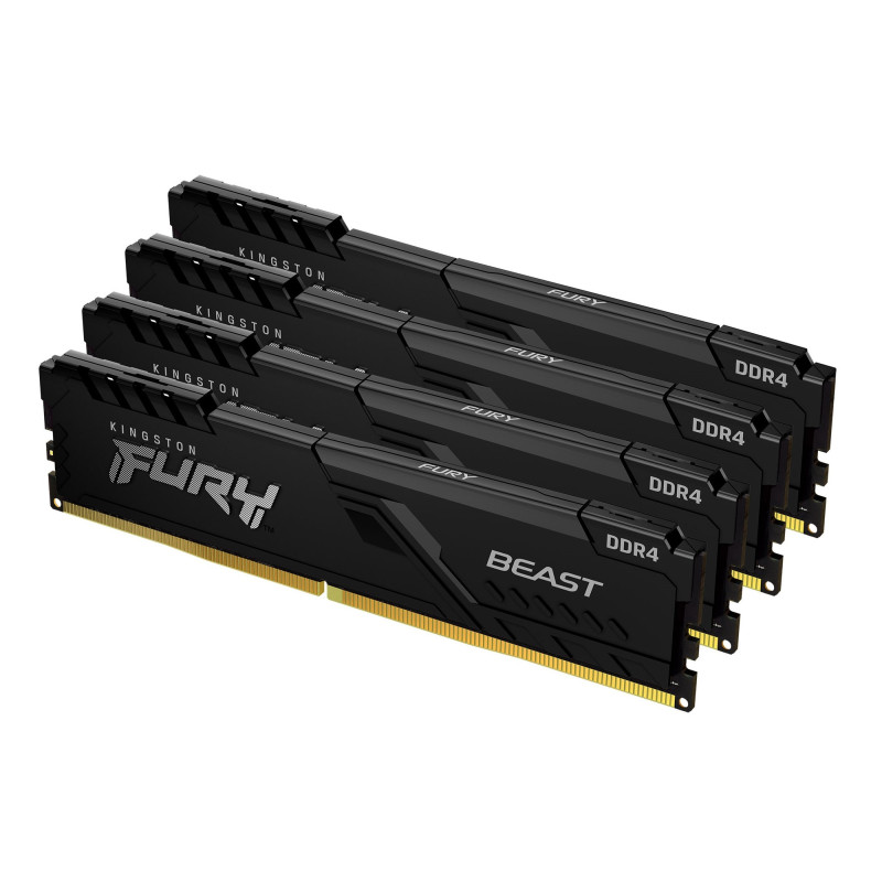 128GB 3600 DDR4 DIMM Kit4 FURY Beast Blk