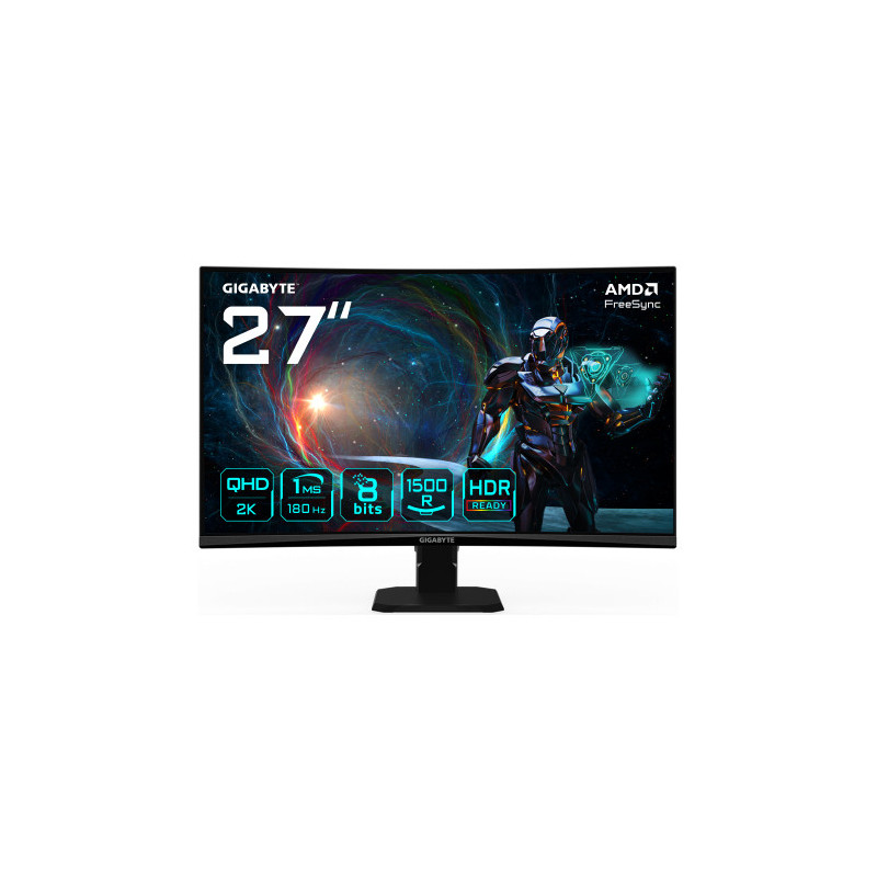 GIGABYTE GS27QCA 27" Monitor Curvo para Gaming QHD - 2560 x | APLIUM