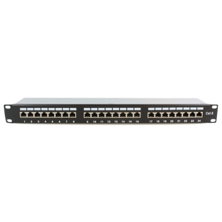 19" FTP. 6 patch panel